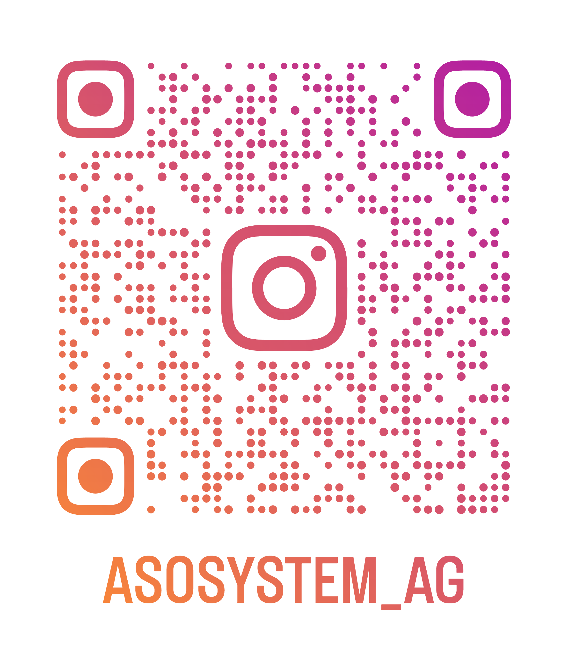 asosystem QR instagram